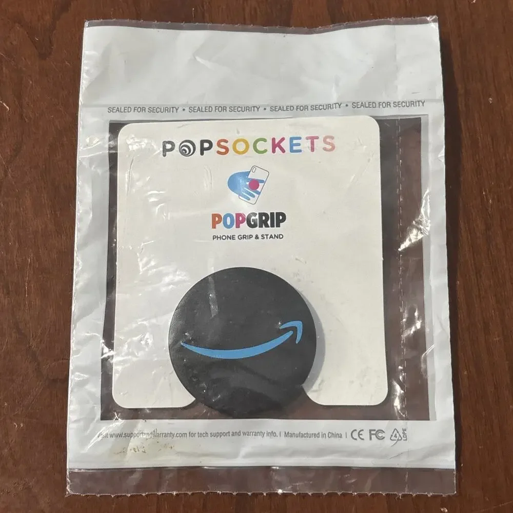 popsockets pop grip Phone Grip Stand Amazon Logo